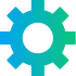 Small spinning technology icon