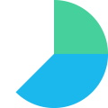 Spinning circular technology icon